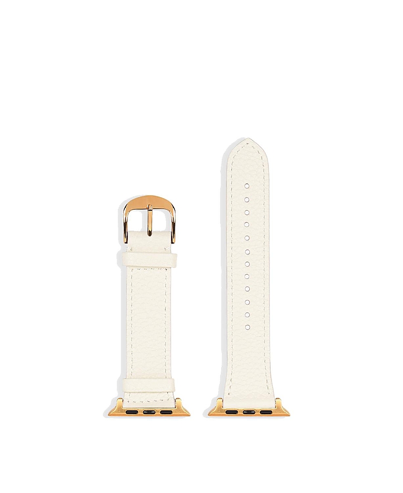 Hyer Goods Apple Watch Band 38mm/ 40mm/ 41mm In White/ Gold