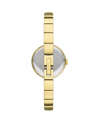 Monroe Gold Tone Stainless Steel Bracelet Watch, 24mm
