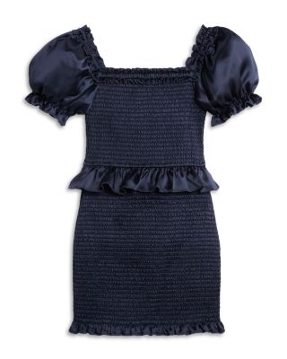 Girls' Rayne Puff Sleeve Smocked Dress - Big Kid