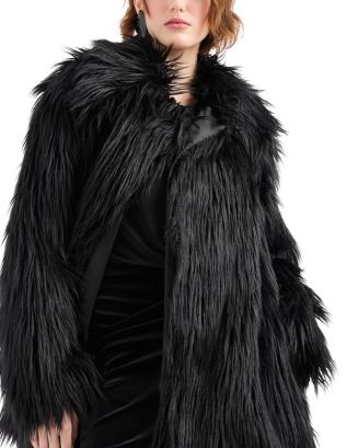 ameri ロングコート　UND ELEGANT FUR COAT Ameri UND ELEGANT FUR COAT ブルー - メルカリ