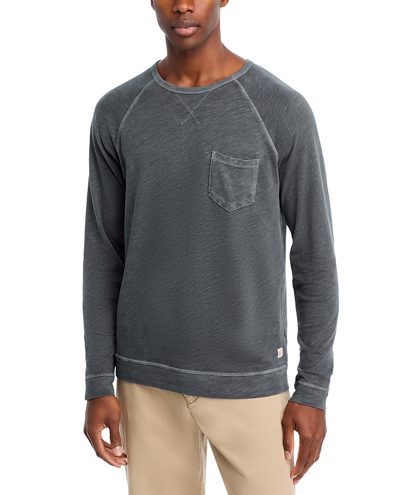 MARINE LAYER HEAVY SLUB RAGLAN SLEEVE SWEATSHIRT