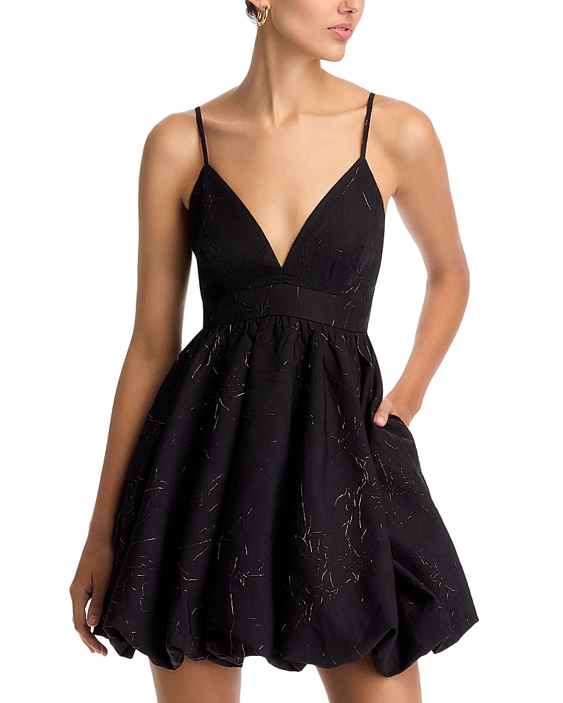 Shop Aqua Bubble Skirt Dress - Exclusive In Black