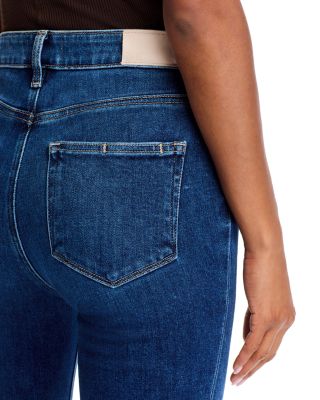 High Rise Laurel Canyon Bootcut Jeans in Acapella