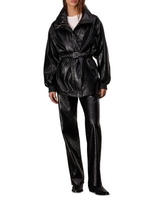 Monica Faux Leather Jacket 