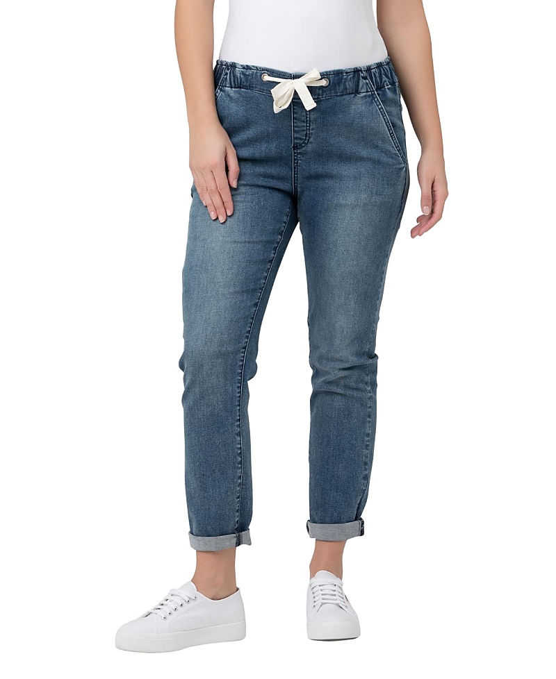 Ripe Maternity Denim Maternity Joggers In Blue