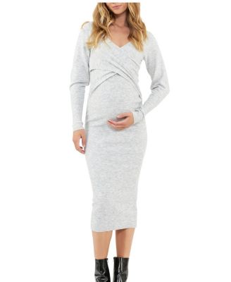 Ripe Maternity - Heidi Nursing Knit Dress