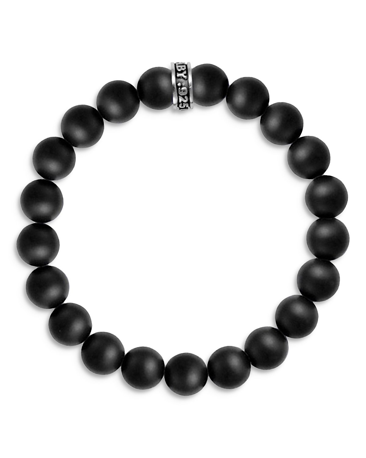 King Baby Studio Black Onyx Beaded Bracelet