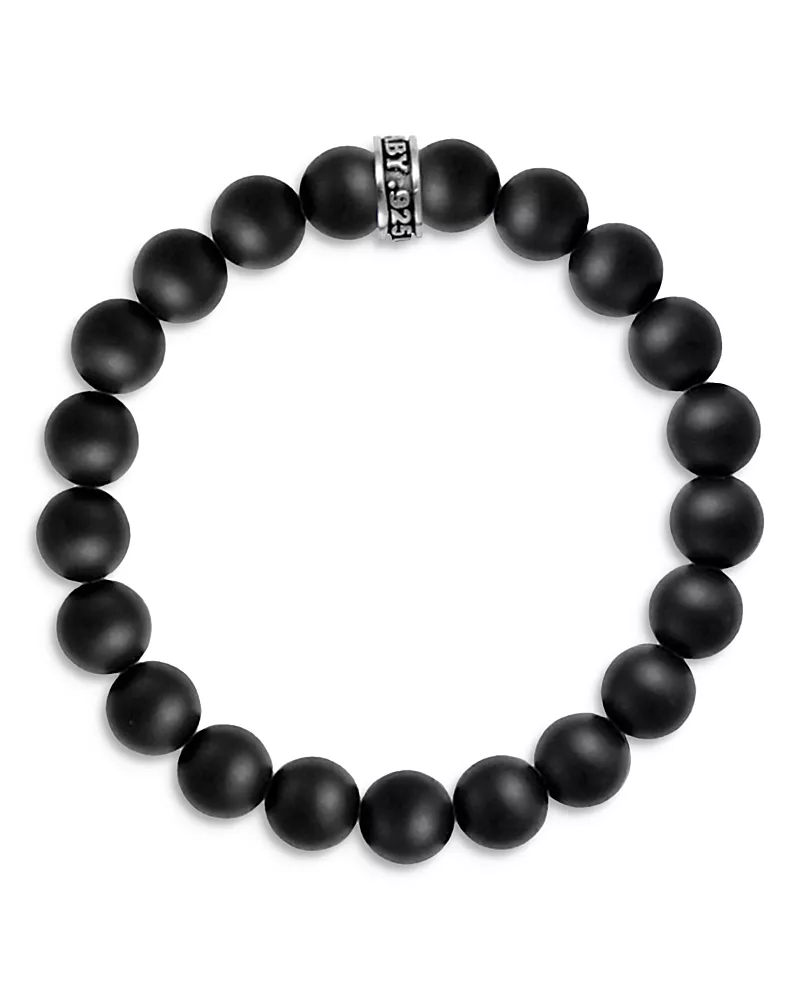 King Baby Studio Black Onyx Beaded Bracelet