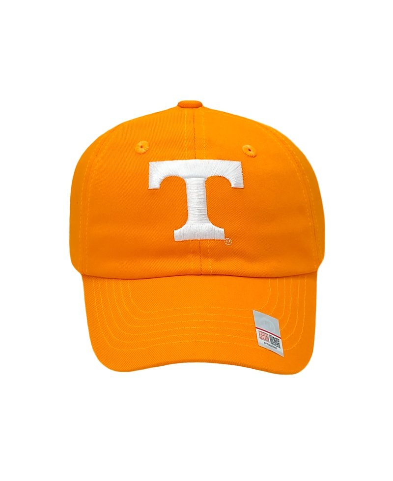 Bits & Bows Officially Licensed Tennessee Baseball Hat - Baby, Little Kid, Big Kid In Orange/white