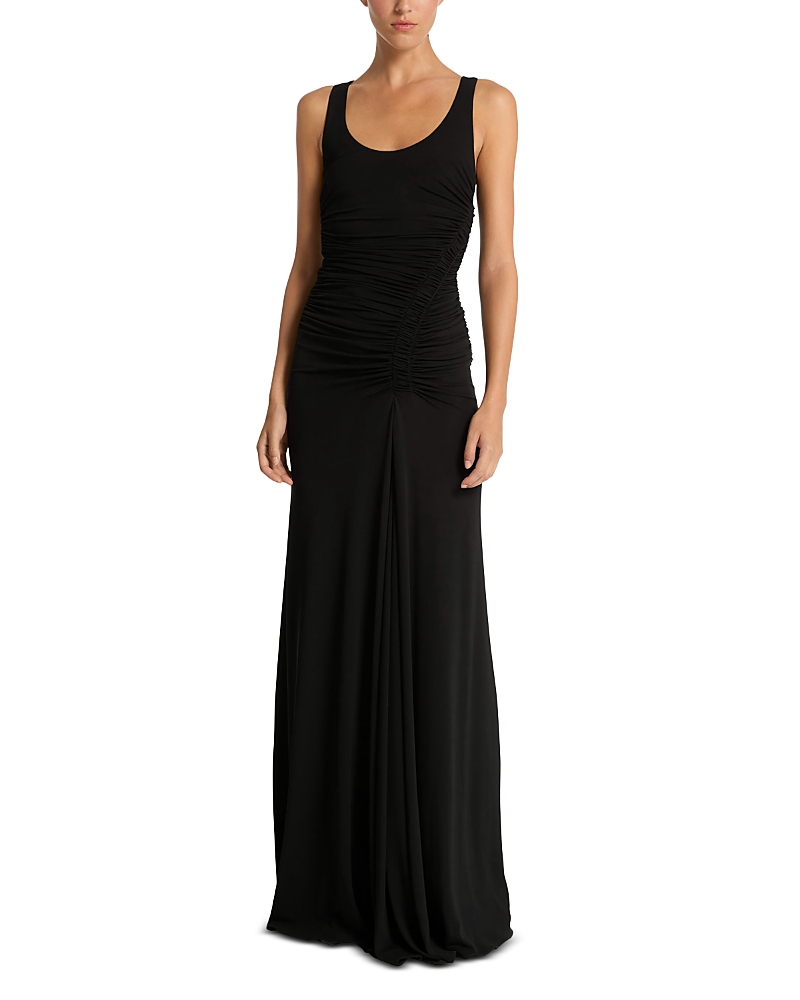 Michael Kors Collection Ruched Sleeveless Dress