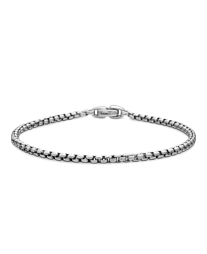 David Yurman Men's Box Chain Bracelet in Sterling Silver, 2.7mm