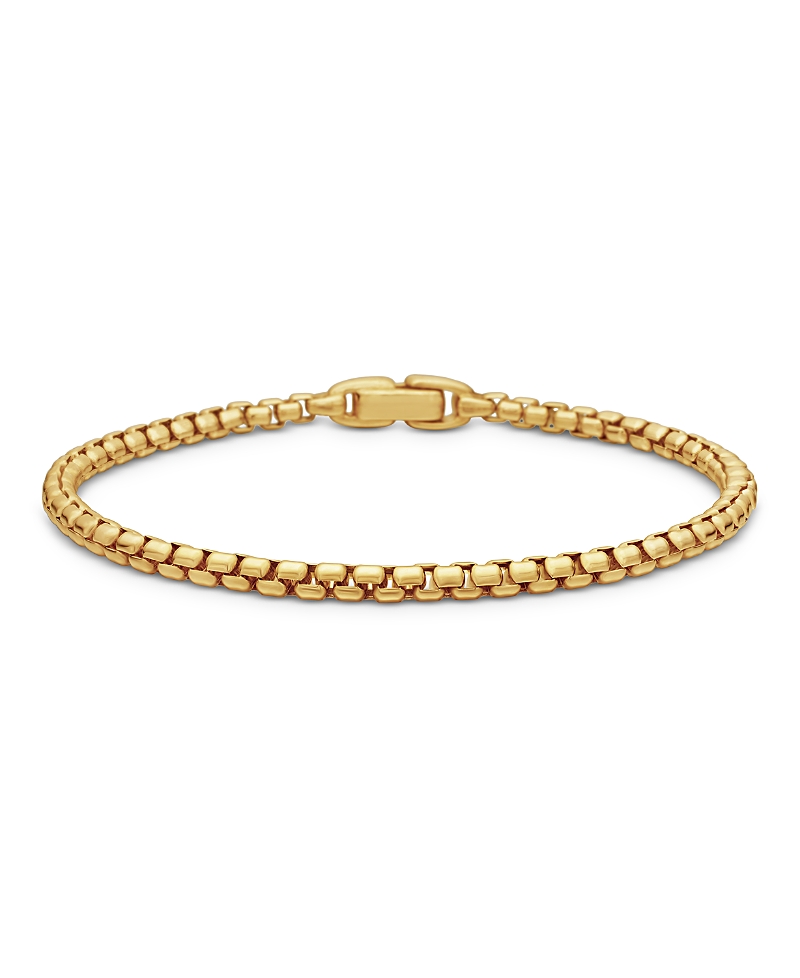 David Yurman Men's 18K Gold Chain Box Chain Flex Bracelet