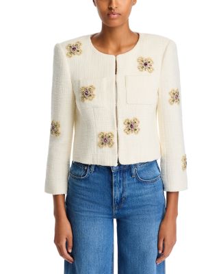 Cinq à Sept Franchelle Embellished Jacket | Bloomingdale's