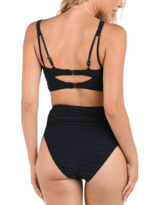 High Neck Midline Bikini Top