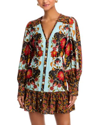 FARM Rio Flowing Beauty Mini Dress | Bloomingdale's Women
