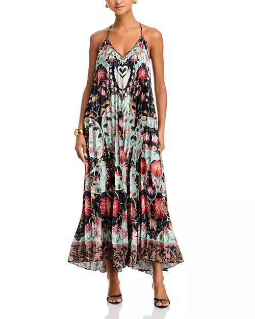 flowing beauty pleated dress