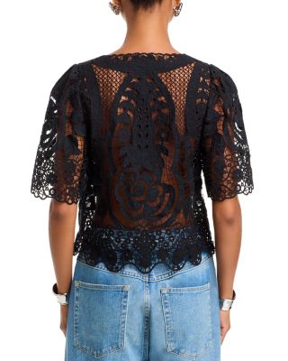 Gianna Lace Tie Top