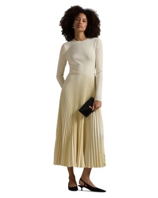 Ralph Lauren - Sweater Bodice Long Sleeve Dress