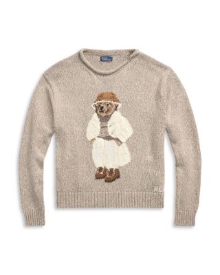 Ralph Lauren Polo Bear Cotton Roll Neck Sweater Bloomingdale's