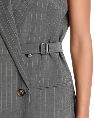 Jewelara Pinstriped Vest