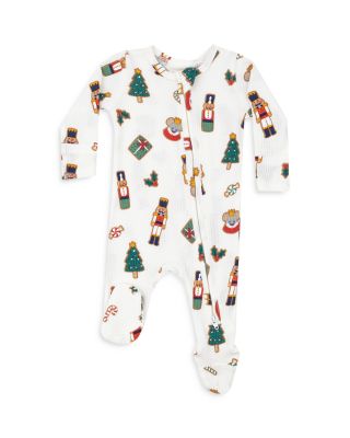 Angel Dear - Boys' Nutcracker Christmas Cookies Zip Footie - Baby