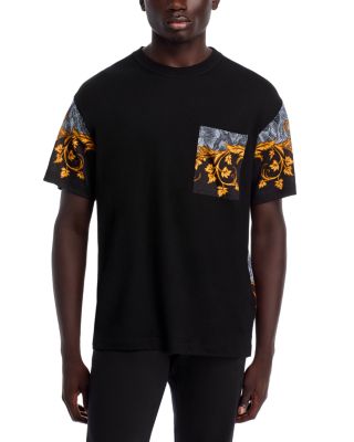 Versace Jeans Couture - Cotton Lizard Panel Pocket Tee