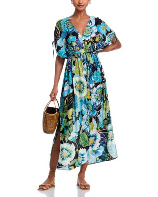 Jenn Drawcord Kaftan Cover Up