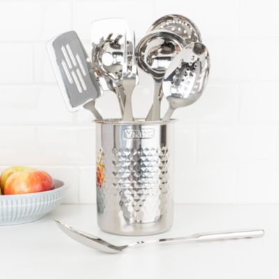 9 Piece Stainless Steel Utensil Set with Holder