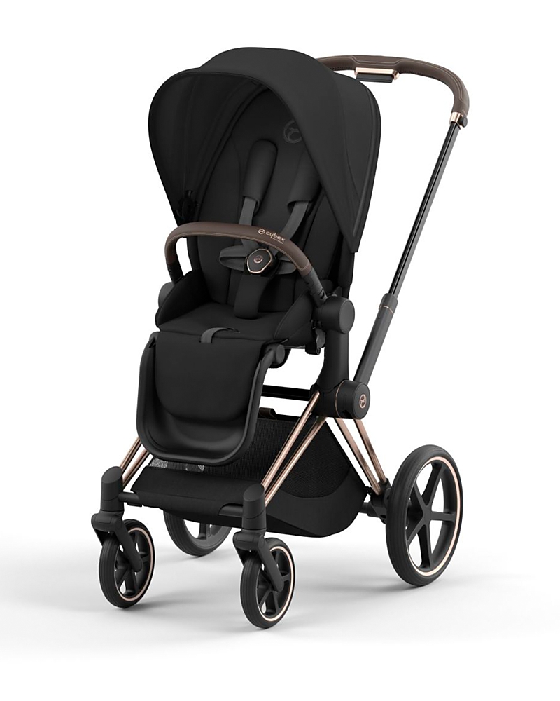 Cybex Priam 4 Stroller Rose Gold Frame In Rose Gold/sepia Black