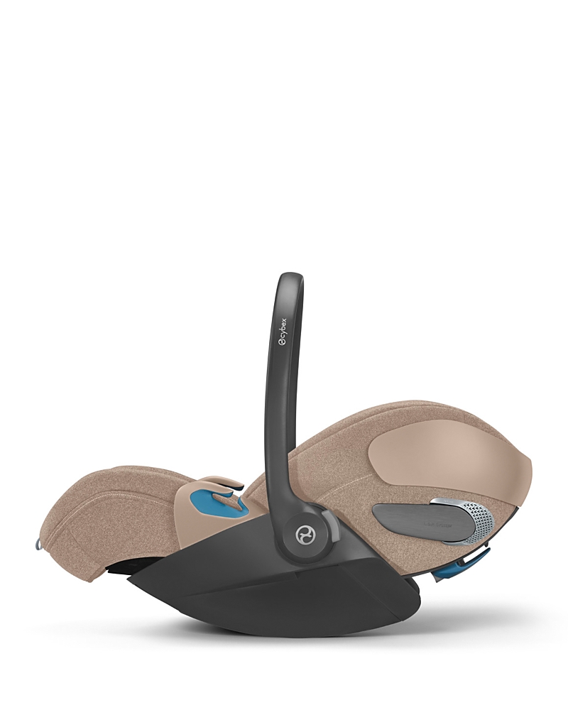 Cybex Cloud T Comfort Extend Infant Car Seat With Sensorsafe - Sepia Black In Cozy Beige