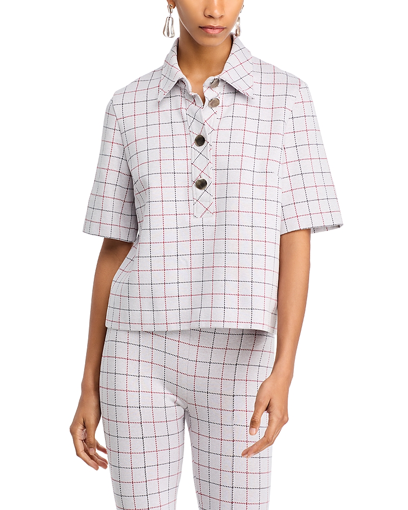 Rosetta Getty Boxy Polo Shirt