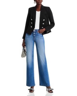 Clayton High Rise Wide Leg Jeans in Hampton