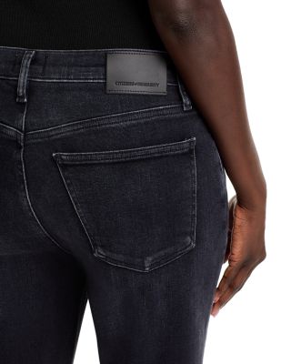 Palma High Rise Ankle Straight Jeans in Medallion