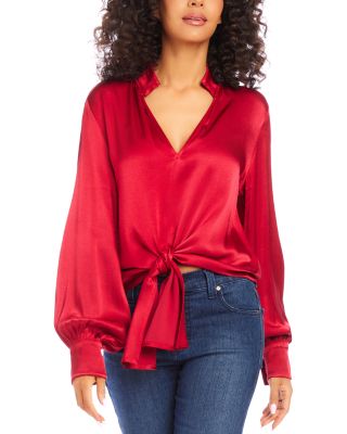 Karen Kane - Tie Front Top