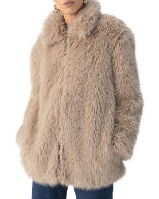 Coco + Carmen Gianna Faux Fur Jacket