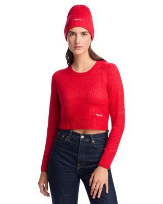 Cropped Crewneck Sweater