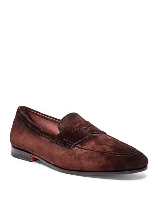 Carlos Suede Penny Loafers