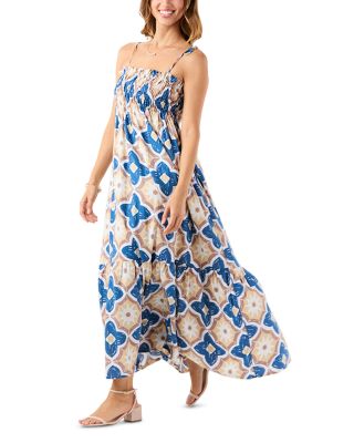 Tiare Hawaii Kona Slim Fit Smocked Maxi Dress | Bloomingdale's Women