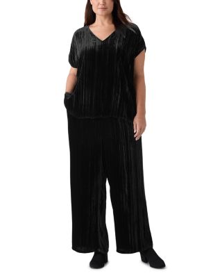 V Neck Square Velvet Top