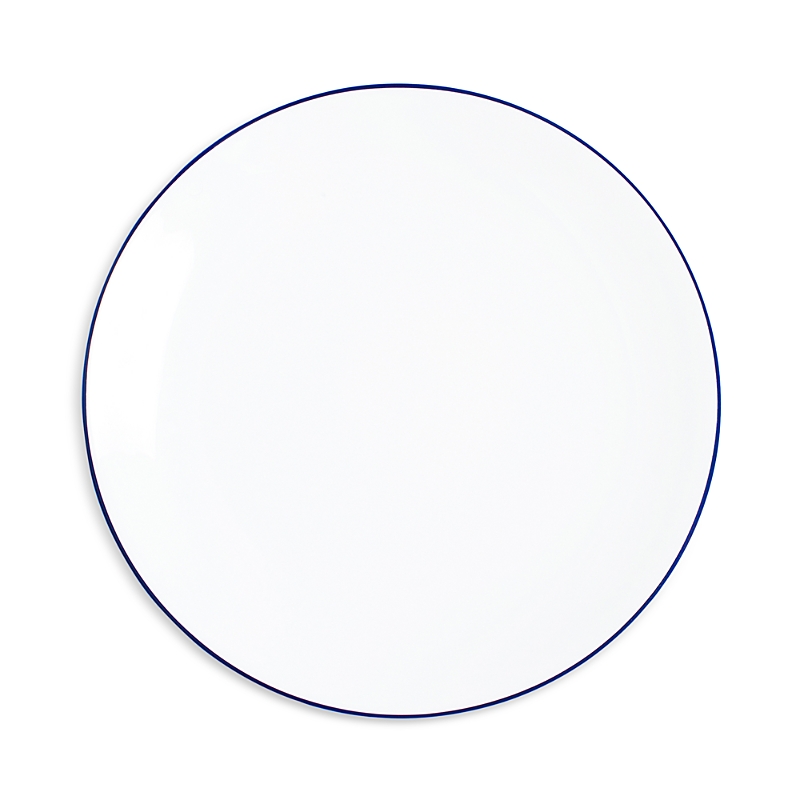 Richard Brendon Line Coupe Bread & Butter Plate In Blue / White