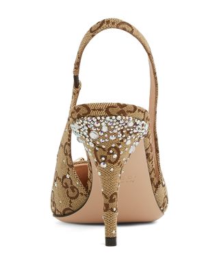 Women's Horsebit Slingback Pumps