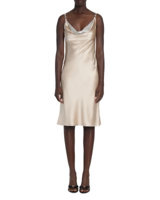 Versace - Techno Satin Cocktail Dress