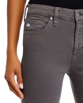 Mari Mid Rise Crop Jeans in Misty Grey