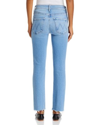 Dazzler Mid Rise Ankle Fray Jeans in Blessing in Disguise