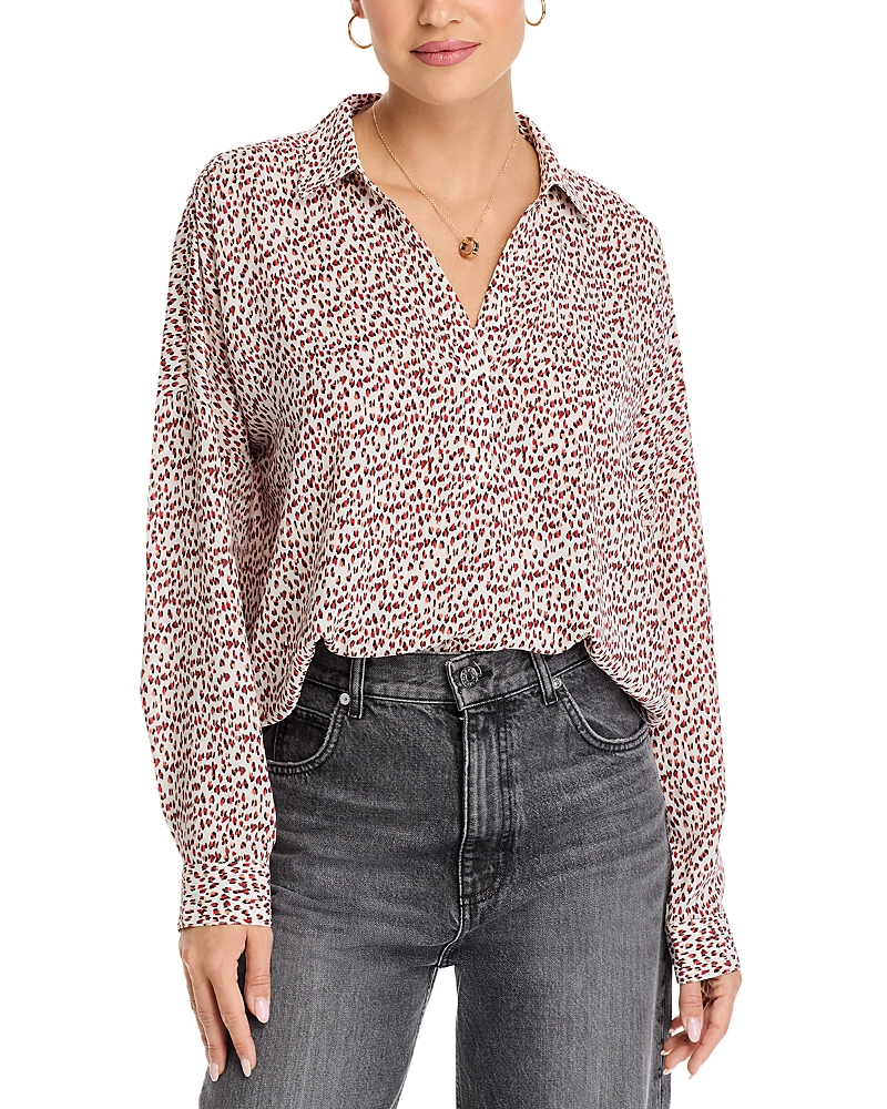 Nydj Becky Dot Print Blouse