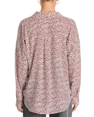 Becky Dot Print Blouse