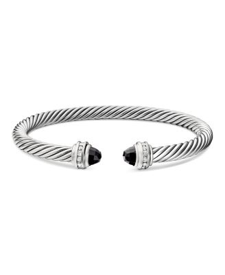 Cable Classics Bracelet with Black Onyx & Diamonds