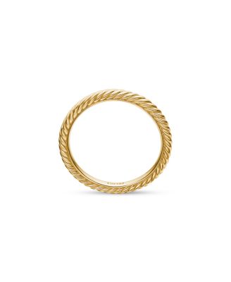 Cable Classics Band Ring in 18K Gold