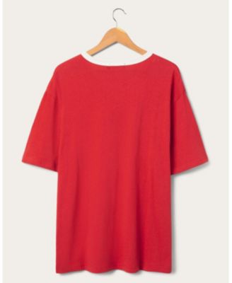  Unisex NFL San Francisco 49ers Oversized Ringer Tee