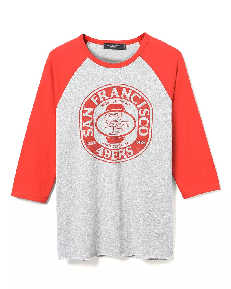 Junk Food Clothing Unisex Nfl San Francisco 49ers Elite Raglan